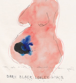 Louise Bourgeois with Tracey Emin. Deep Inside My Heart, no. 6 of 16, from the series, Do Not Abandon Me. 2009-2010