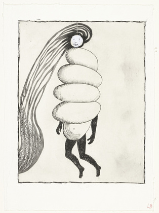 Louise Bourgeois. Spiral Woman, plate 2 of 7, from the portfolio, La R&eacute;paration. 2002
