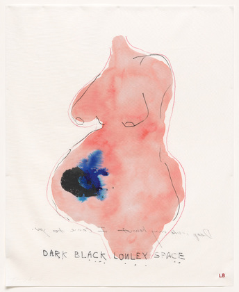 Louise Bourgeois with Tracey Emin. Deep Inside My Heart, no. 6 of 16, from the series, Do Not Abandon Me. 2009-2010