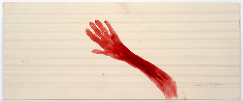 Louise Bourgeois. Untitled (no. 1) in 10 AM Is When You Come to Me (set 7), from the series of installation sets (1-10). 2006