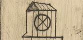 Louise Bourgeois. Plate 1 of 9, from the illustrated book, He Disappeared into Complete Silence, first edition (Example 13). 1947