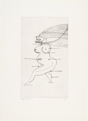 Louise Bourgeois. Sainte S&eacute;bastienne. 1990