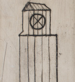 Louise Bourgeois. Plate 1 of 9, from the illustrated book, He Disappeared into Complete Silence, first edition (Example 14). 1947