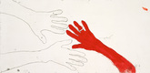 Louise Bourgeois. Untitled (no. 13) in 10 AM Is When You Come to Me (set 8), from the series of installation sets (1-10). 2006