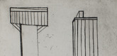 Louise Bourgeois. Plate 2 of 9, from the illustrated book, He Disappeared into Complete Silence, first edition (Example 14). 1947
