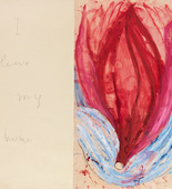 Louise Bourgeois. Untitled, no. 4 of 6, from the series, I Give Everything Away. 2010