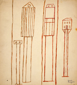 Louise Bourgeois. Untitled. 1947