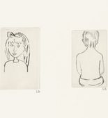 Louise Bourgeois. Untitled, plate 3 of 14, from the portfolio, Autobiographical Series. 1994