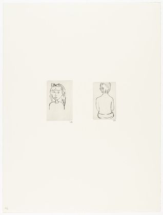 Louise Bourgeois. Untitled, plate 3 of 14, from the portfolio, Autobiographical Series. 1994