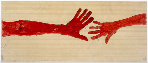 Louise Bourgeois. Untitled (no. 11) in 10 AM Is When You Come to Me (set 3), from the series of installation sets (1-10). 2006