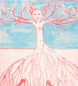Louise Bourgeois. Untitled (Wide Tree). 2004-2005