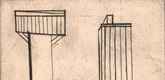 Louise Bourgeois. Plate 2 of 9, from the illustrated book, He Disappeared into Complete Silence, first edition (Example 11). 1947