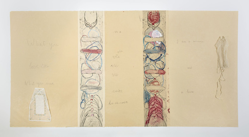 Louise Bourgeois. Untitled, no. 2 of 3, from the series, Sainte Nitouche. 2009