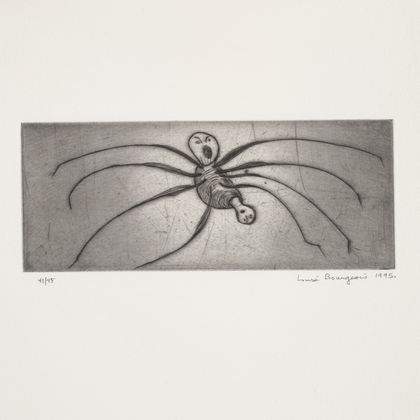 Louise Bourgeois. Untitled, plate 9 of 9, from the portfolio, Ode &agrave; Ma M&egrave;re. 1995