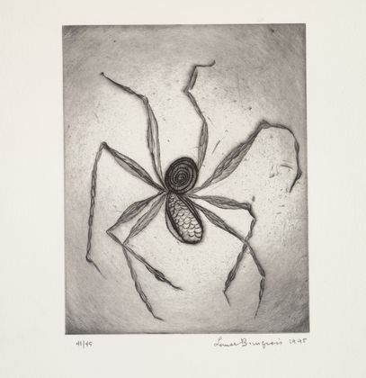 Louise Bourgeois. Untitled, plate 8 of 9, from the portfolio, Ode &agrave; Ma M&egrave;re. 1995