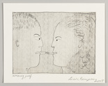 Louise Bourgeois. Untitled, plate 2 of 6, from the portfolio, Together. 2005