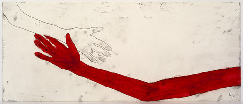 Louise Bourgeois. Untitled (no. 9) in 10 AM Is When You Come to Me (set 2), from the series of installation sets (1-10). 2006