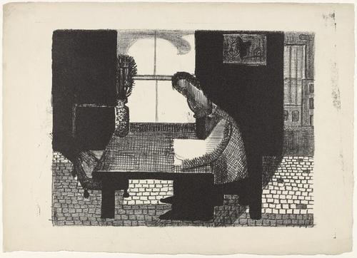 Louise Bourgeois. Man Reading. 1940-1944