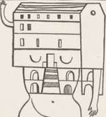 Louise Bourgeois. Femme Maison. 1984