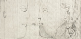 Louise Bourgeois. Untitled, plate 2 of 6, from the portfolio, Together. 2005