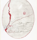 Louise Bourgeois. Map of Connecticut and Long Island. 2001
