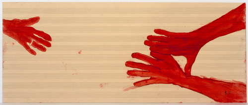 Louise Bourgeois. Untitled (no. 15) in 10 AM Is When You Come to Me (set 3), from the series of installation sets (1-10). 2006