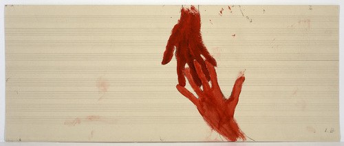 Louise Bourgeois. Untitled (no. 4) in 10 AM Is When You Come to Me (set 9), from the series of installation sets (1-10). 2007