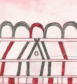Louise Bourgeois. The Happy House, plate 7 of 7, from the portfolio, La R&eacute;paration. 2002