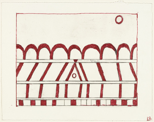 Louise Bourgeois. The Happy House, plate 7 of 7, from the portfolio, La R&eacute;paration. 2002