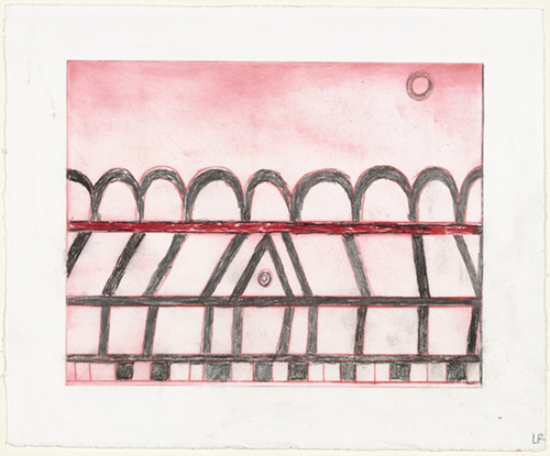 Louise Bourgeois. The Happy House, plate 7 of 7, from the portfolio, La R&eacute;paration. 2002