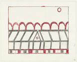 Louise Bourgeois. The Happy House, plate 7 of 7, from the portfolio, La R&eacute;paration. 2002