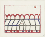 Louise Bourgeois. The Happy House, plate 7 of 7, from the portfolio, La R&eacute;paration. 2002-2003