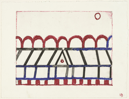 Louise Bourgeois. The Happy House, plate 7 of 7, from the portfolio, La R&eacute;paration. 2002-2003