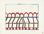 Louise Bourgeois. The Happy House, plate 7 of 7, from the portfolio, La R&eacute;paration. 2002-2003
