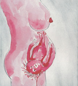 Louise Bourgeois. Untitled, bookplate from the illustrated book, Recueil des Secrets de Louyse Bourgeois, deluxe edition. 2005
