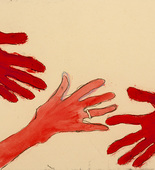 Louise Bourgeois. Untitled (no. 18) in 10 AM Is When You Come to Me (set 5), from the series of installation sets (1-10). 2006