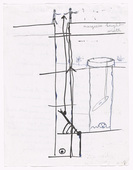 Louise Bourgeois. Untitled (Study for Untitled, plate 8 of 9, from the portfolio, The View from the Bottom of the Well). 1995-1996