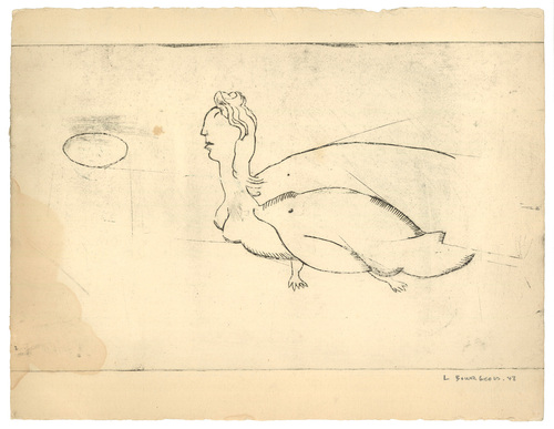 Louise Bourgeois. Bosom Lady. 1948