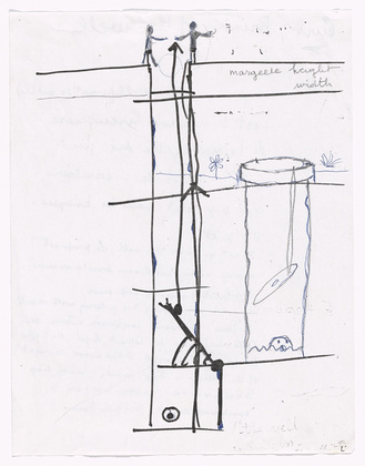 Louise Bourgeois. Untitled (Study for Untitled, plate 8 of 9, from the portfolio, The View from the Bottom of the Well). 1995-1996