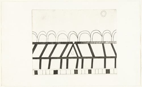 Louise Bourgeois. The Happy House, plate 7 of 7, from the portfolio, La R&eacute;paration. 2003