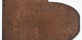 Louise Bourgeois. Untitled (Copper Plate for We Love You). 1992