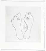 Louise Bourgeois. Untitled, plate 3 of 5, from the illustrated book, and plate 3 of 7, from the portfolio, Metamorfosis. 1997