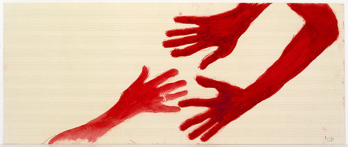 Louise Bourgeois. Untitled (no. 18) in 10 AM Is When You Come to Me (set 3), from the series of installation sets (1-10). 2006