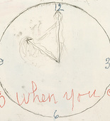 Louise Bourgeois. Untitled (no. 19) in 10 AM Is When You Come to Me (set 3), from the series of installation sets (1-10). 2006