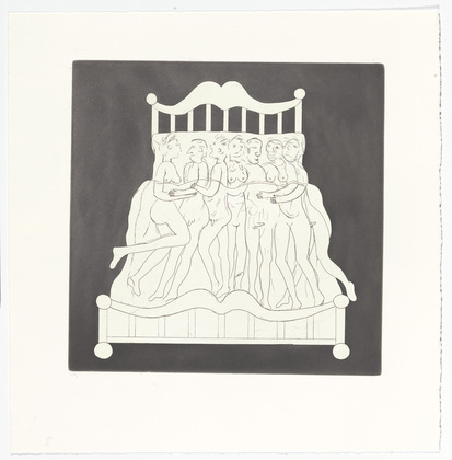 Louise Bourgeois. Untitled, plate 5 of 5, from the illustrated book, and plate 5 of 7, from the portfolio, Metamorfosis. 1997