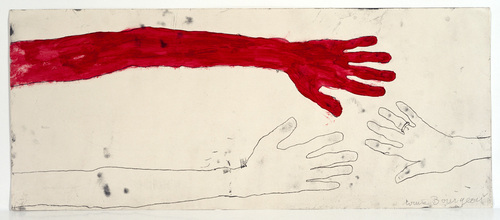 Louise Bourgeois. Untitled (no. 12) in 10 AM Is When You Come to Me (set 6), from the series of installation sets (1-10). 2006