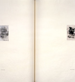 Louise Bourgeois. The Blue Fear and The Pink Fear, plates 1 and 2 of 18 (diptych), from the illustrated book, One's Sleep (1). 2003