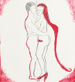 Louise Bourgeois. The Couple, plate 5 of 7, from the portfolio, La R&eacute;paration. 2003