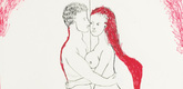 Louise Bourgeois. The Couple, plate 5 of 7, from the portfolio, La R&eacute;paration. 2003