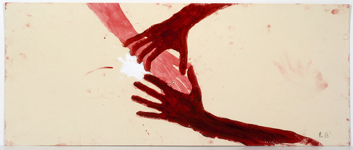 Louise Bourgeois. Untitled (no. 17) in 10 AM Is When You Come to Me (set 2), from the series of installation sets (1-10). 2006
